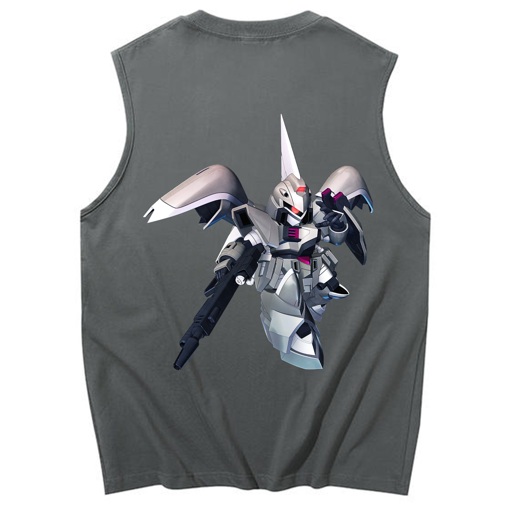 （画像用） 機動戦士ガンダム Mobile Suit Gundam コットン100％タンクトップ（背面プリント）